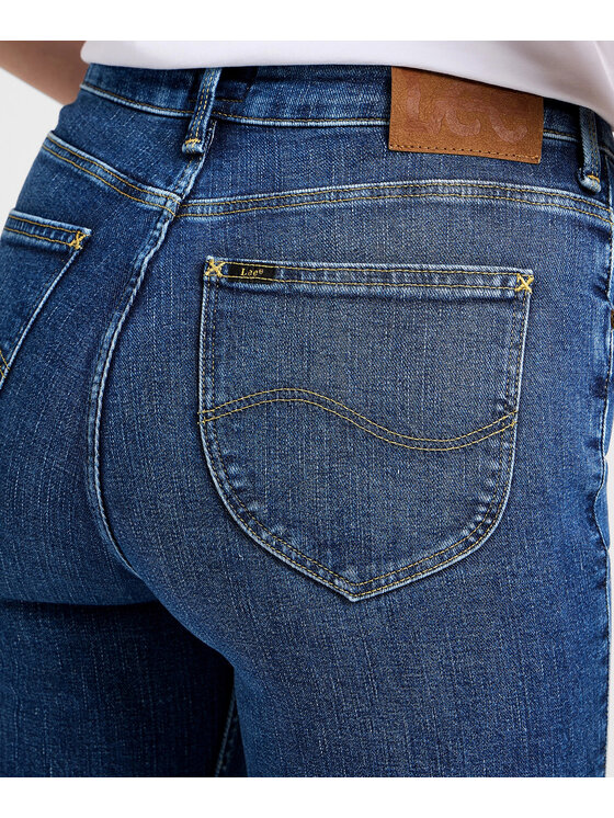 Lee Lee Jeansy 112354456 Niebieski Bootcut Fit