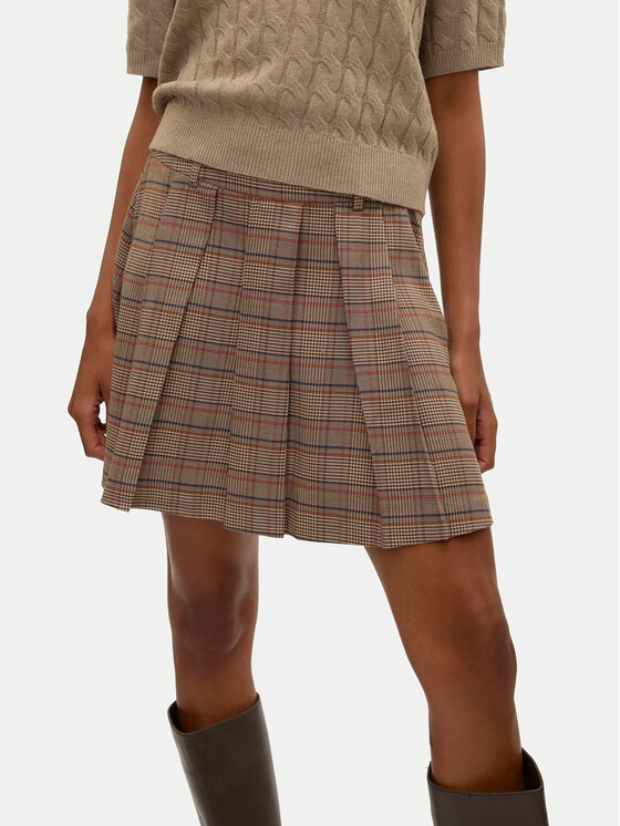 Vero Moda Vero Moda Mini krilo Ellie 10312853 Bež Regular Fit