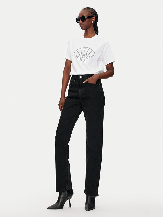 Karl Lagerfeld Jeans Karl Lagerfeld Jeans Τζιν 245J1116 Μαύρο Straight Fit