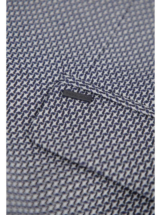 Volcano Volcano Marynarka JB-TENDER Niebieski Regular Fit