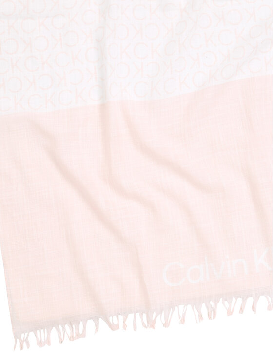 Calvin Klein Calvin Klein Szal Monogram K60K612979 Różowy