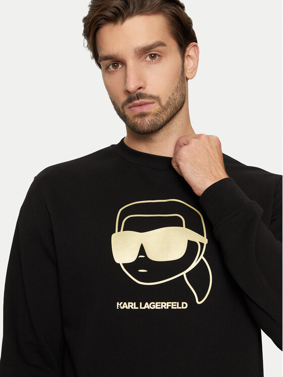 KARL LAGERFELD KARL LAGERFELD Mikina 705462 551900 Čierna Regular Fit