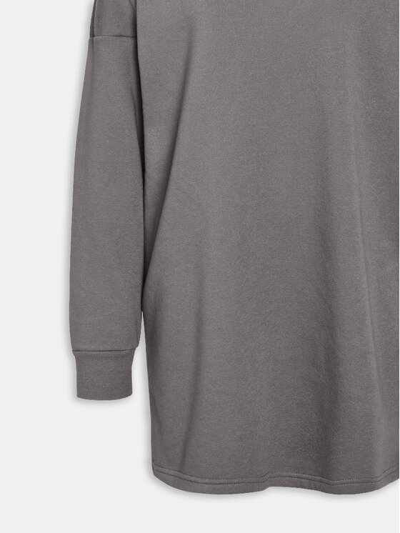 Noisy May Noisy May Sukienka dzianinowa Alden 27030633 Szary Loose Fit