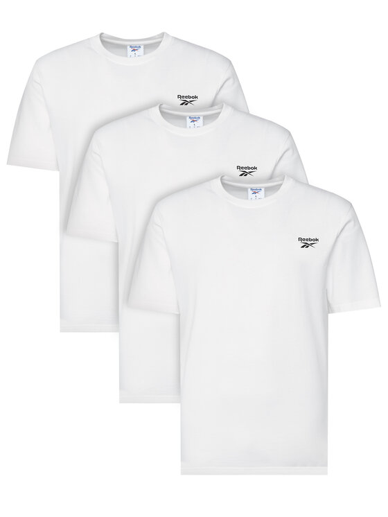Reebok Reebok Komplekt kolmest t-särgist Woodrow RK25189CCM Valge Regular Fit