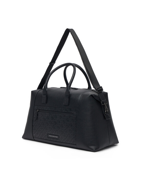 Tommy Hilfiger Tommy Hilfiger Torba Th Monogram Duffle AM0AM13383 Crna