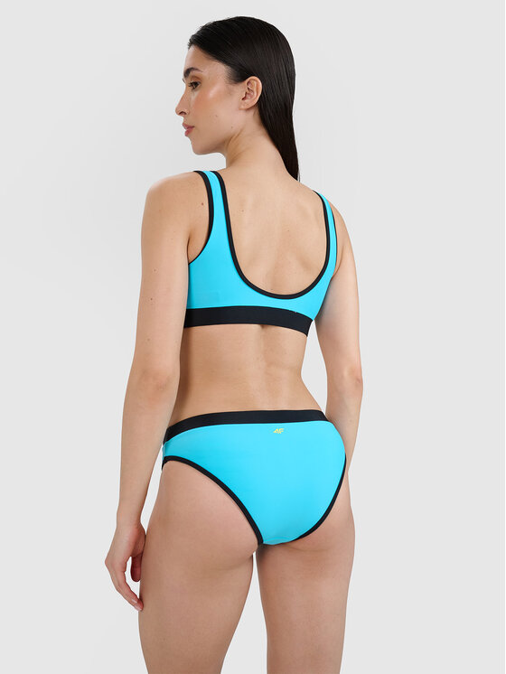 4F 4F Góra od bikini CHILLY WAVES Niebieski