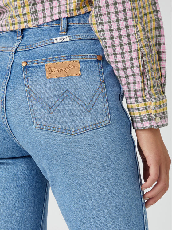 Wrangler Wrangler Džinsai Walker 677 W2HC68228 112332362 Mėlyna Slim Fit