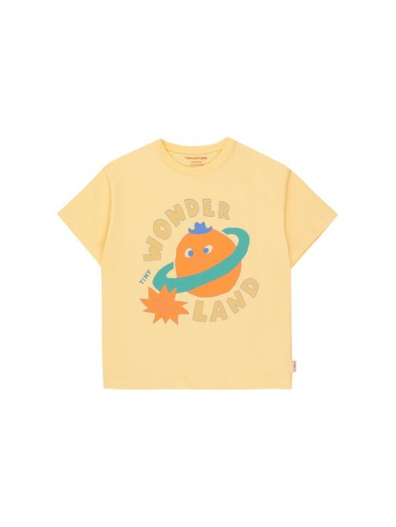 Tinycottons Tinycottons T-Shirt Wonderland Żółty Regular Fit