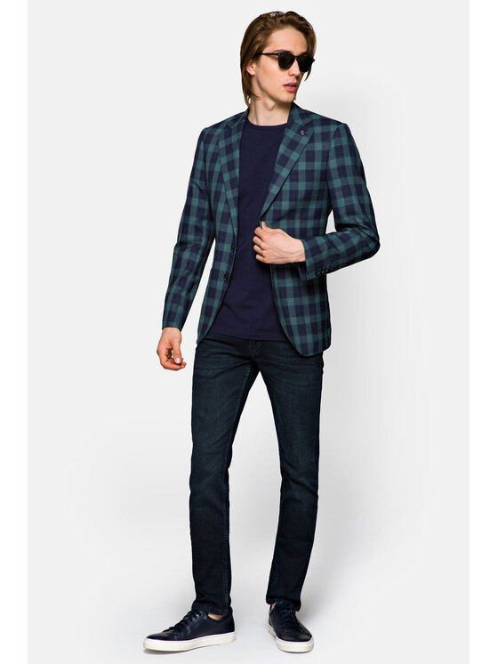 Lancerto Lancerto Marynarka Saxony 2 Kolorowy Slim Fit