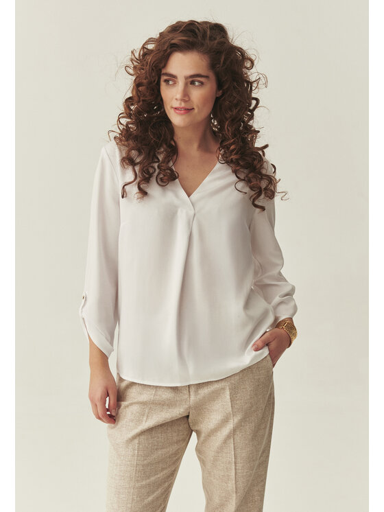 TATUUM Tatuum Blúzka ELMI 1 Biela Classic Fit