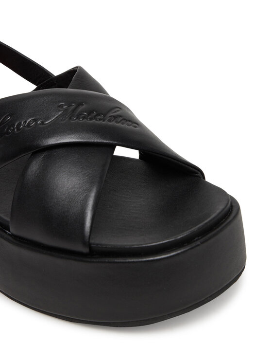 LOVE MOSCHINO LOVE MOSCHINO Sandali JA16187I0MIA0000 Črna