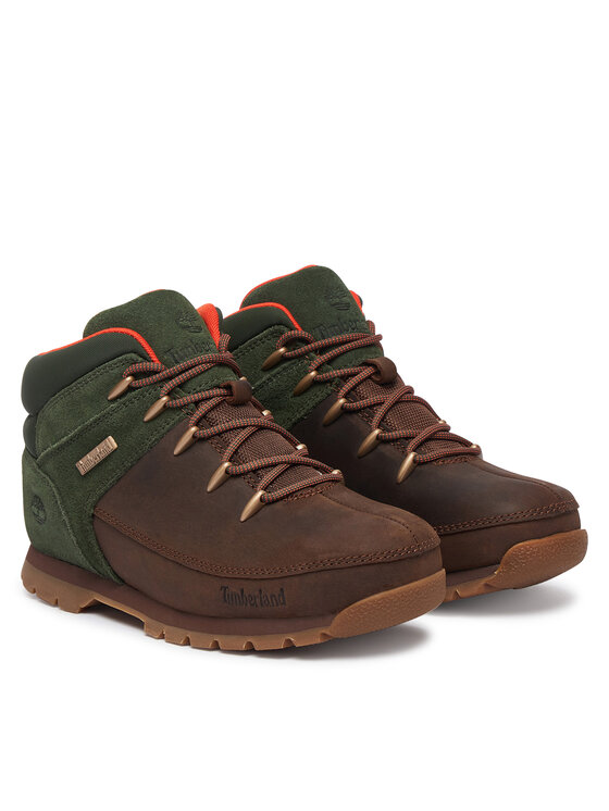 Timberland Timberland Черевики туристичні Euro Sprint Mid Lace Boot TB0A5QZKAFK1 Коричневий