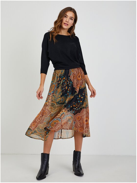 Orsay Orsay Sweter 507449660000__XL Czarny Regular Fit