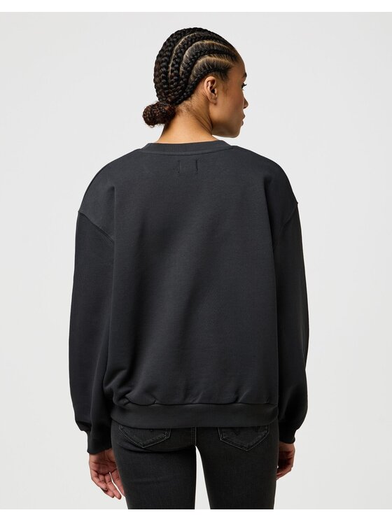 Wrangler Wrangler Bluza 112370826 Czarny Relaxed Fit