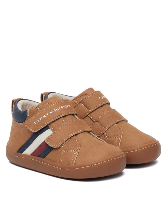 Tommy Hilfiger Tommy Hilfiger Sneakers Mid Cut Velcro Sneaker T1XH-35223-1269A242 Braun