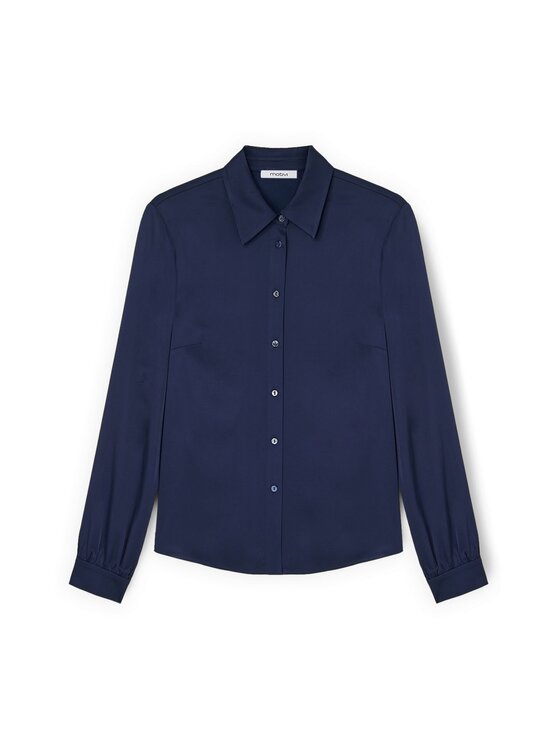 Motivi Motivi Camicia 5192Q400953N034 Blu Regular Fit