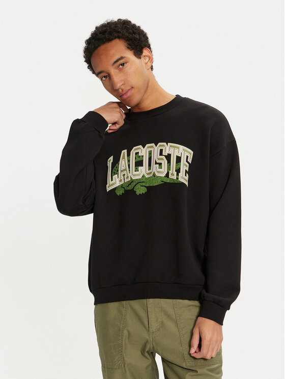 Lacoste Lacoste Sweatshirt SH2850 Schwarz Loose Fit