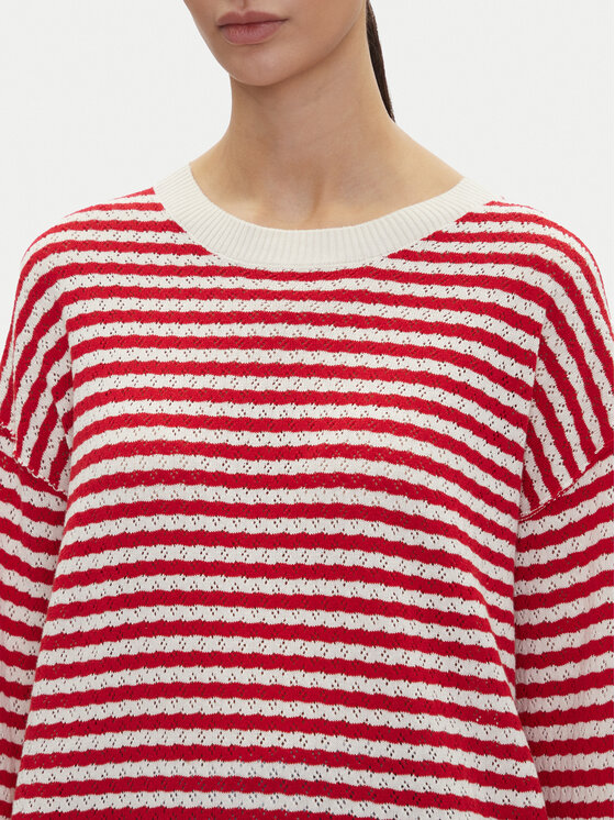Pepe Jeans Pepe Jeans Sweater Poppy PL702278 Piros Regular Fit