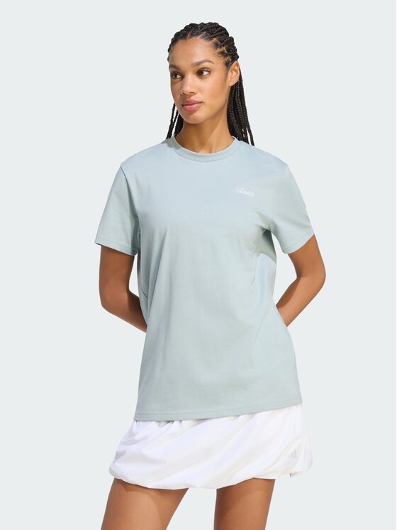 adidas adidas T-Shirt 167684 Zielony Loose Fit