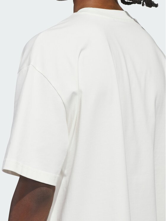 adidas adidas Koszulka techniczna Anthony Edwards Archive Biały Loose Fit