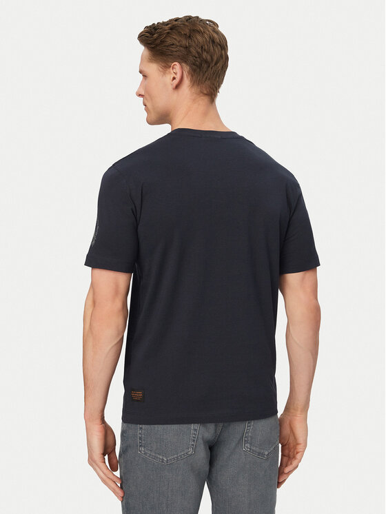 Aeronautica Militare Aeronautica Militare Tričko 261TS2535UJ00641 Tmavomodrá Regular Fit