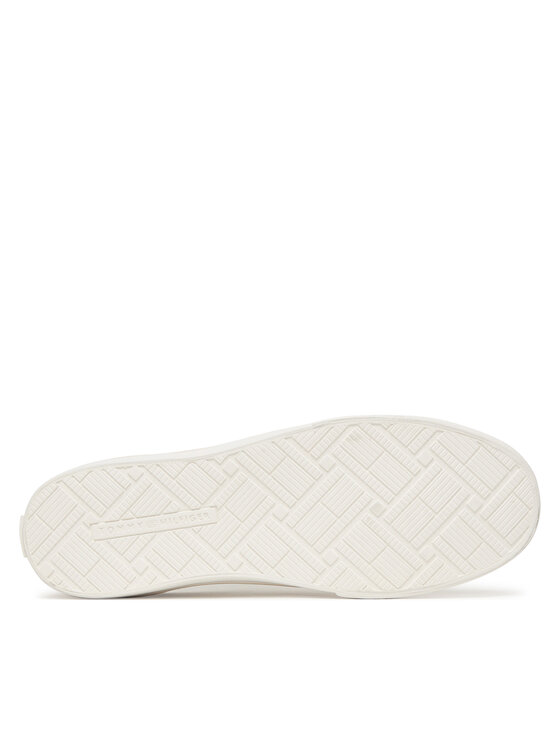 Tommy Hilfiger Tommy Hilfiger Sneakersy Th Low Profile Vulc Canvas FW0FW09102 Beżowy