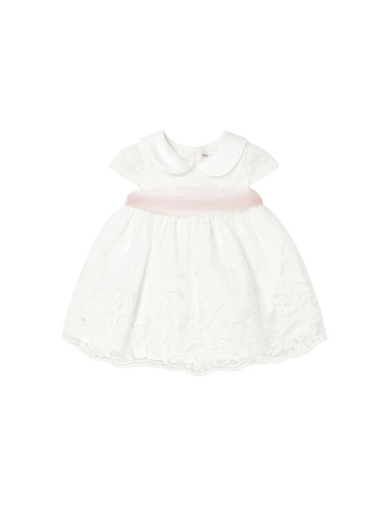 Mayoral Mayoral Eleganta kleita 1889 Balts Regular Fit