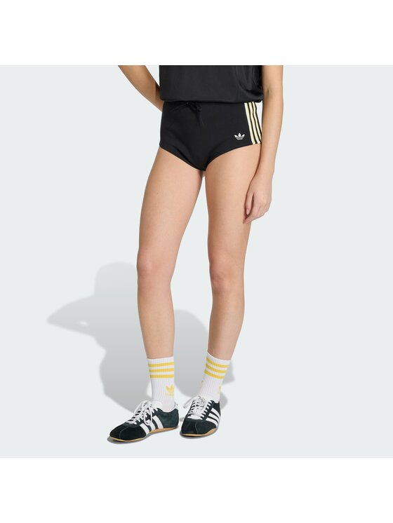 adidas adidas Szorty materiałowe 163041 Czarny Slim Fit