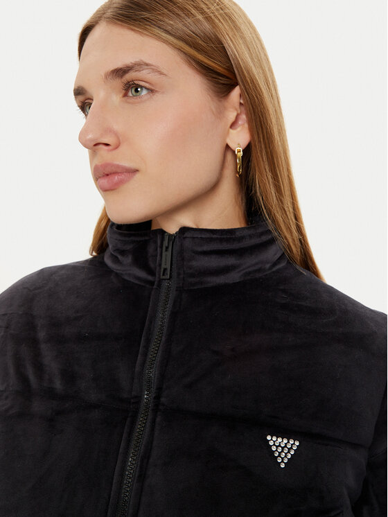Guess Guess Μπουφάν χειμωνιάτικο V4BL03 KBXI2 Μαύρο Regular Fit