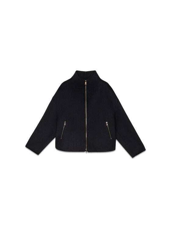 Oltre Oltre Płaszcz 8678J000201N034 Niebieski Regular Fit