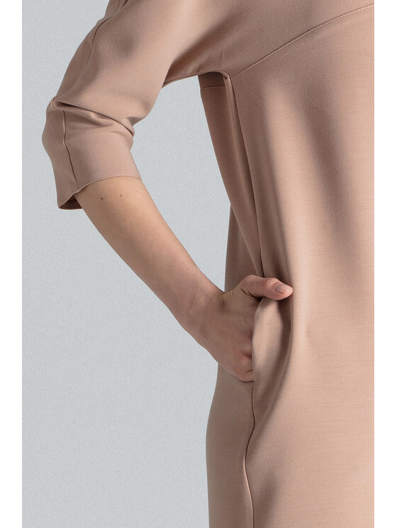 FIGL FIGL Šaty M333 Ružová Regular Fit