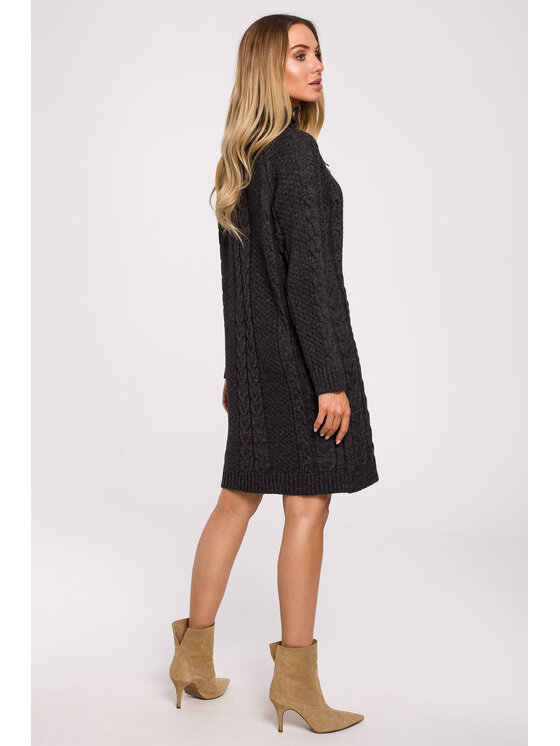 Made of Emotion Made of Emotion Vestito di maglia M635 Nero
