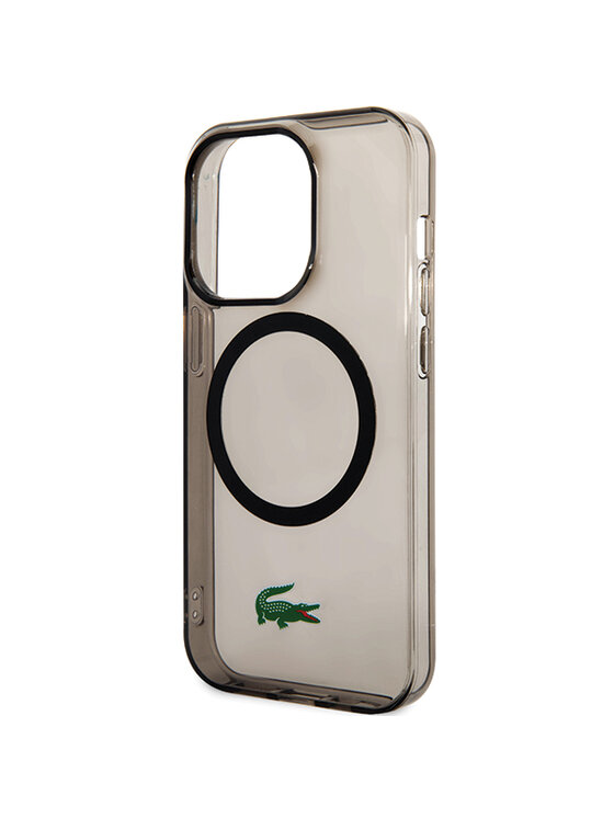 Lacoste Lacoste Etui na telefon iPhone 15 Pro Czarny