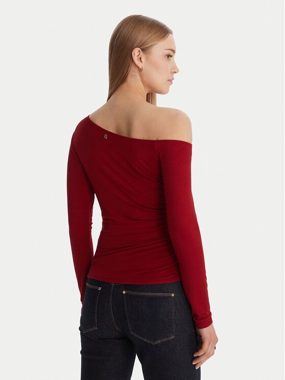 Guess Guess Blúzka W6RP02 KC1J2 Červená Regular Fit