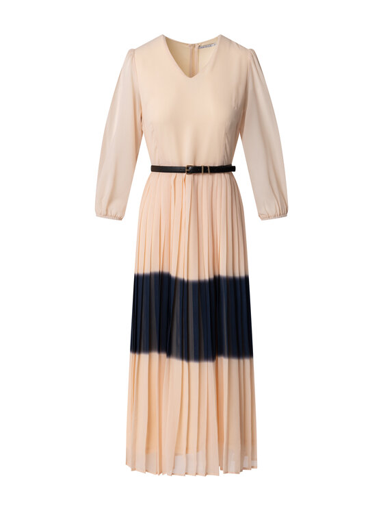 QUIOSQUE QUIOSQUE Každodenné šaty UŁAN DRESS Béžová Regular Fit
