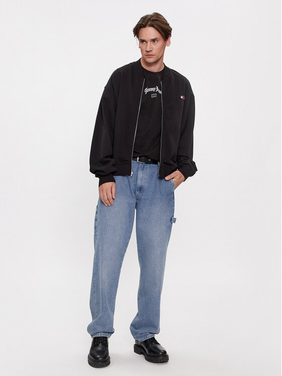 Tommy Jeans Tommy Jeans Sweatshirt DM0DM17789 Schwarz Boxy Fit