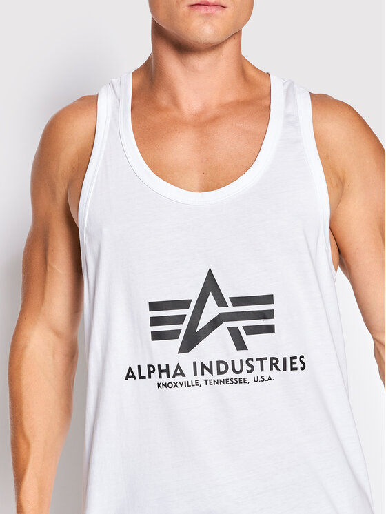 Alpha Industries Alpha Industries Майка Basic 116513 Білий Regular Fit