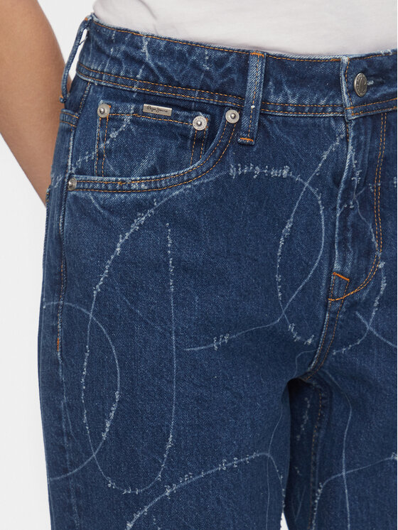 Pepe Jeans Pepe Jeans Traperice PL204607 Plava Tapered Fit