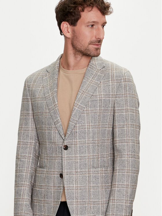 JOOP! JOOP! Marynarka 17 JB-47Hoverest 30042862 Szary Slim Fit