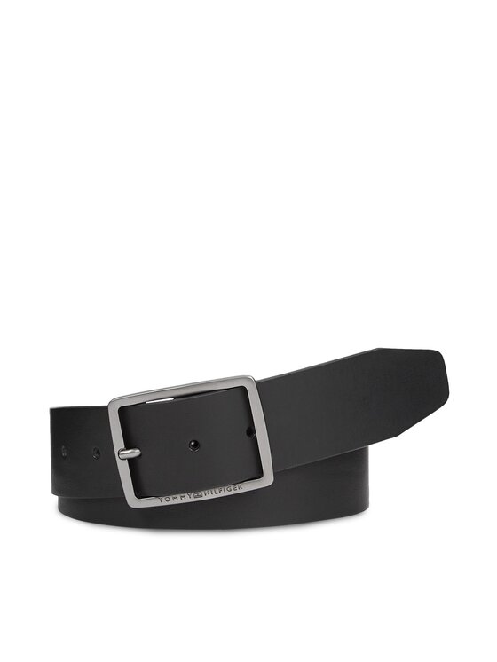 Tommy Hilfiger Tommy Hilfiger Ζώνη Ανδρική Oliver 4.0 Ext AM0AM12299 Μαύρο