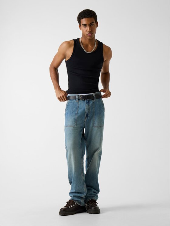 Guess Jeans Guess Jeans Jeansy 180285 Niebieski Regular Fit