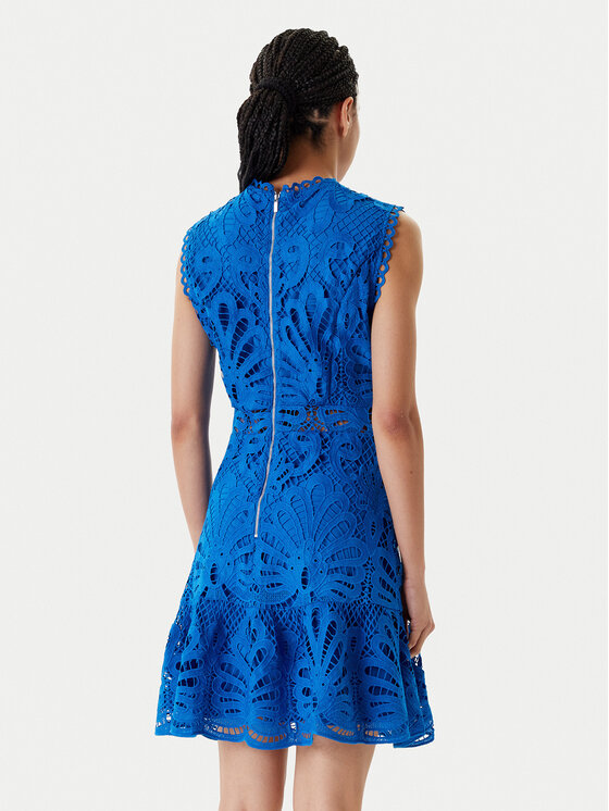 Morgan Morgan Rochie cocktail 241-ROSLI Albastru Regular Fit