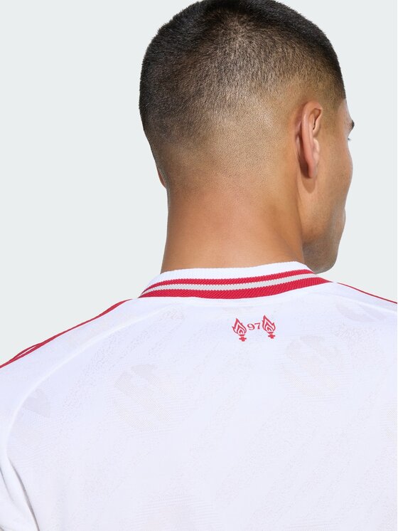 adidas adidas Koszulka techniczna 171847 Biały Slim Fit