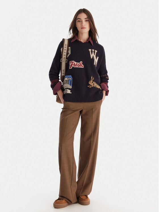 Weekend Max Mara Weekend Max Mara Pullover Pavidi 2525366262 Dunkelblau Oversize