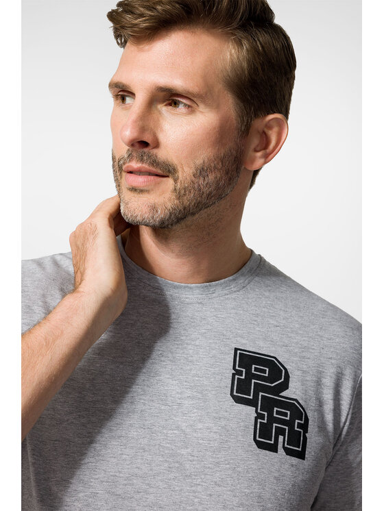 Próchnik Próchnik T-Shirt PM1 TS073123000030 Szary Slim Fit