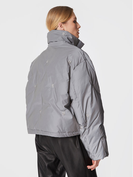 ROTATE ROTATE Зимно яке Padded Quilt RT2096 Сив Regular Fit