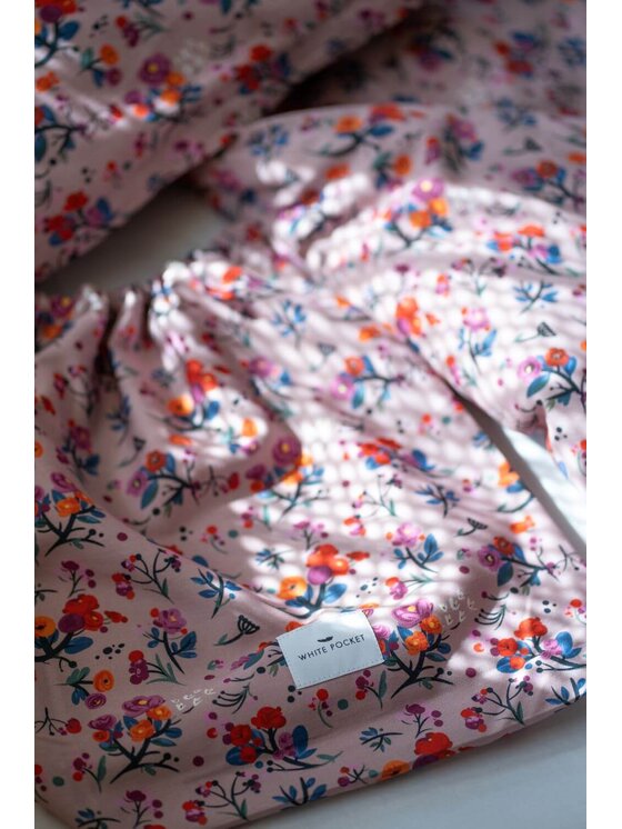 White pocket White pocket Komplet pościeli satynowa Kolorowy