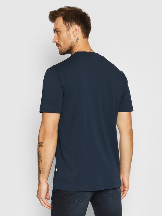 Selected Homme Selected Homme T-Shirt Colman 16077385 Granatowy Relaxed Fit