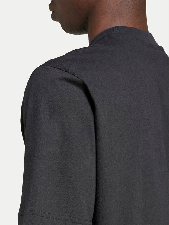 adidas adidas Marškinėliai Mono IZ2527 Juoda Regular Fit