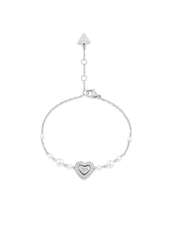 Guess Guess Bransoletka JUBB06009JWRHS Srebrny